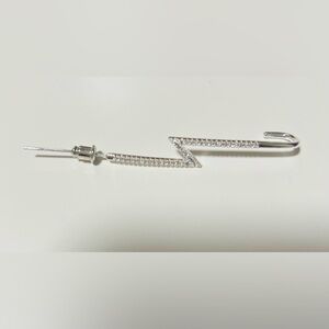 Sterling Silver & CZ Ear Crawler